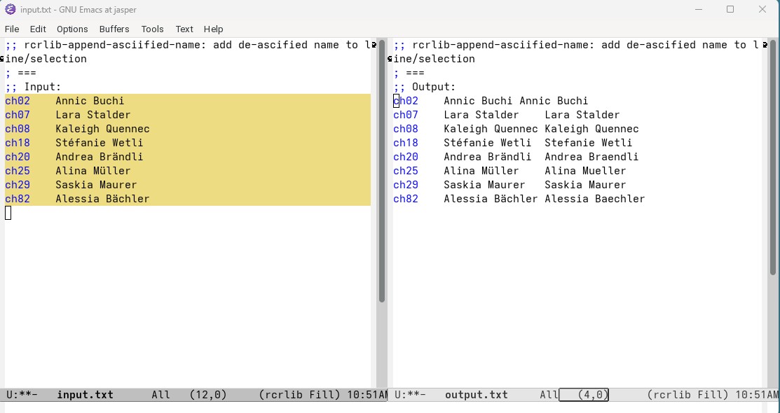 Replace all accented characters by their non-accented equivalent